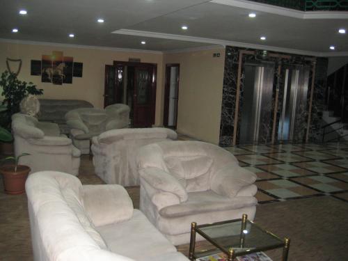 Χώρος καθιστικού στο Miroglu Hotel