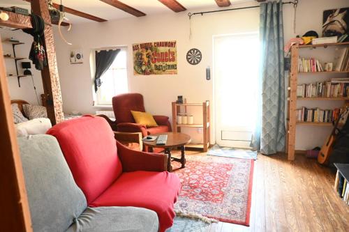 Posezení v ubytování Un étage entier dans une maison