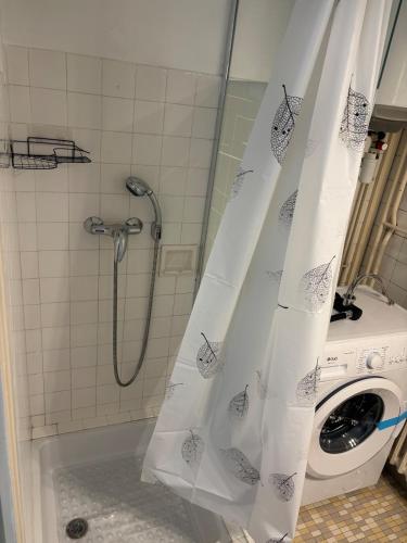 Et badeværelse på Appartement entier
