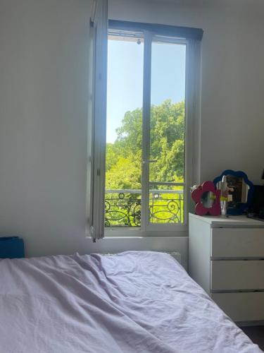Notre appartement vue sur les Buttes Chaumont