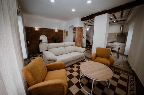 Χώρος καθιστικού στο La Casa Real