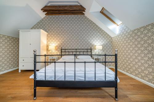 Кровать или кровати в номере Melody Apartments