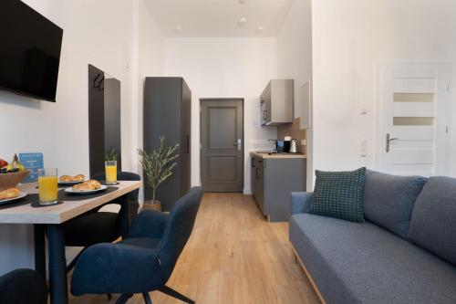 Η κουζίνα ή μικρή κουζίνα στο Zentrale Apartments I home2share
