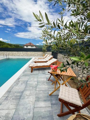 Πισίνα στο ή κοντά στο Villa Aurelia Wellness