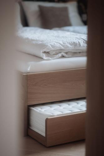 Cama o camas de una habitación en Der Mittermoar