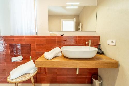 Ένα μπάνιο στο Agriturismo Ciriè - 6 Camere, Piscina & Colazione
