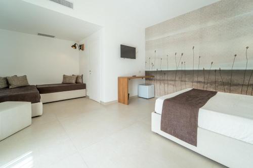 Ένα ή περισσότερα κρεβάτια σε δωμάτιο στο Agriturismo Ciriè - 6 Camere, Piscina & Colazione