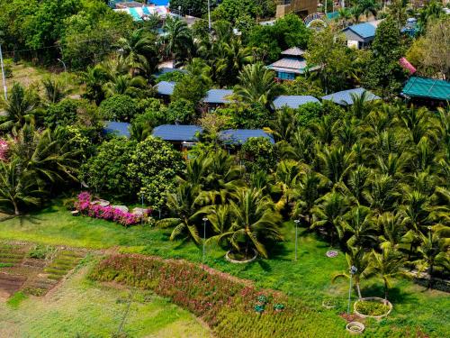 Zahrada ubytování Đất Rồng Đinh Gia Trang