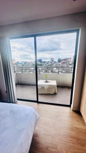 Postel nebo postele na pokoji v ubytování Luxury apartment in the heart of Bogota!
