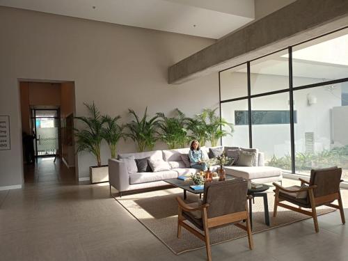 Posezení v ubytování Luxury apartment in the heart of Bogota!