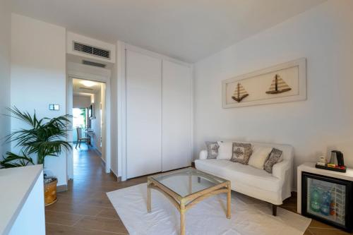 Posezení v ubytování Hotel Palau