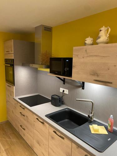 Dapur atau dapur kecil di L'ESCALE d'ALSACE