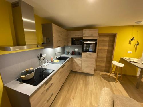 Dapur atau dapur kecil di L'ESCALE d'ALSACE