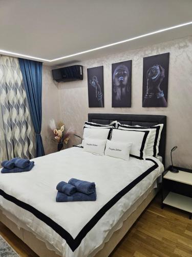 Cama o camas de una habitación en POSEJDON DELUXe 3