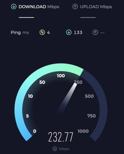 a screenshot of a speedometer on a cell phone at VG Fun Apto 502 in Fortaleza