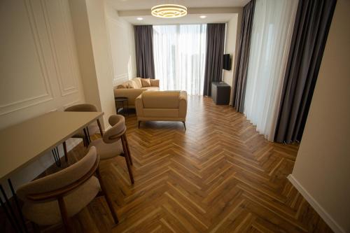 Posezení v ubytování Paradise Apartments Solis Residence