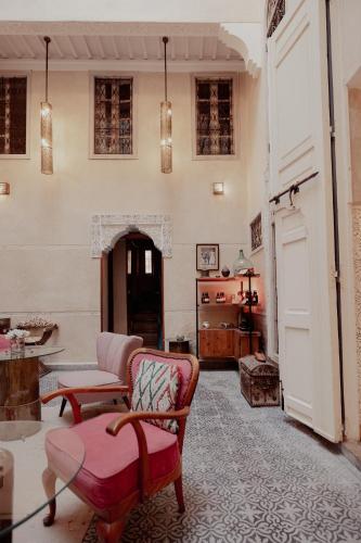 Zona de estar de Riad Anata
