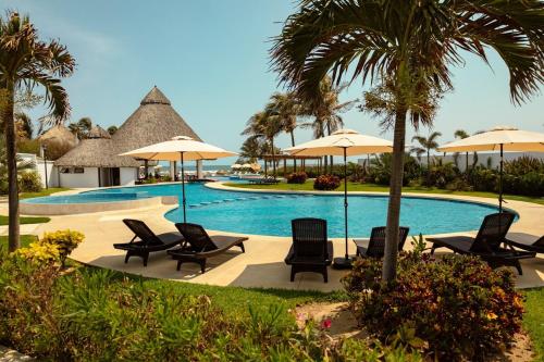 Πισίνα στο ή κοντά στο Club de Playa, Alberca y Amenidades - Departamento E4