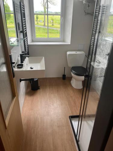 Koupelna v ubytování Apartmány Růžová