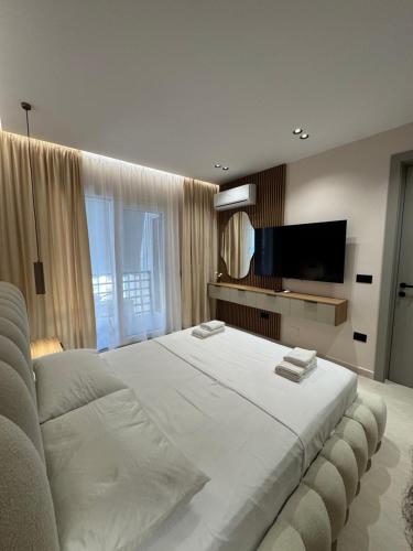 Llit o llits en una habitació de Omar apartament