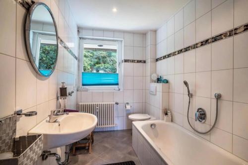 Koupelna v ubytování Ferienwohnung Panorama