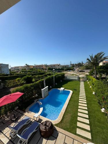 فيلا مارينا 4 بحمام سباحه خاص تاني صف بحيره رمليه