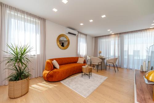 Χώρος καθιστικού στο Apartment Zadar Beach