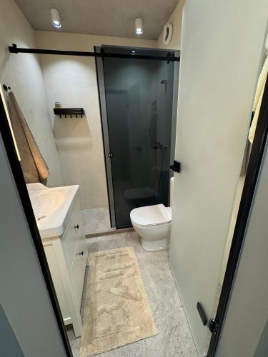 Koupelna v ubytování Къща за гости Кребс guesthousekrebs