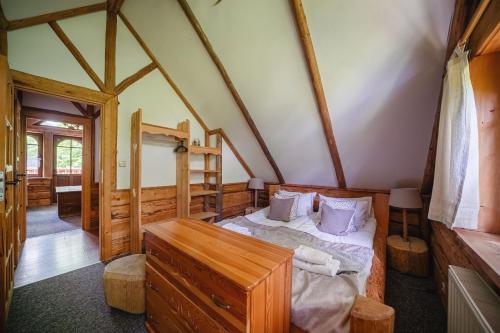 Katil atau katil-katil dalam bilik di Mountain Shelter Zakopane