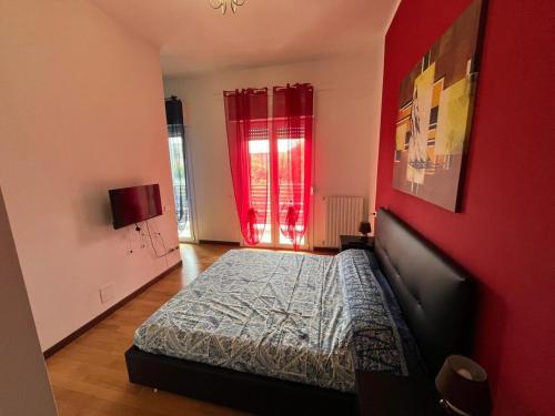 Cama o camas de una habitación en Micasa in Ripamonti