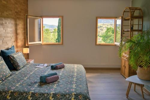 Ένα ή περισσότερα κρεβάτια σε δωμάτιο στο BB Villa Sainte Marie
