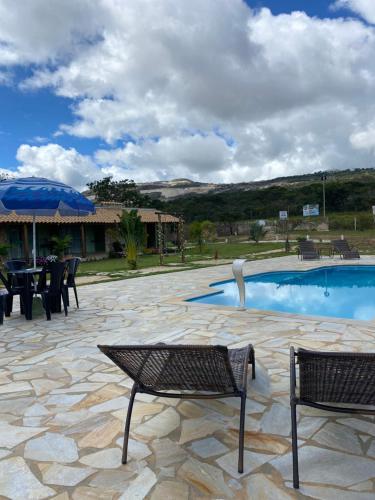 Het zwembad bij of vlak bij Pousada Pé da Serra - São Thomé das Letras