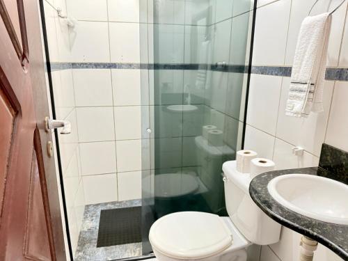 Ένα μπάνιο στο Oceana Suites Villas de Tibau