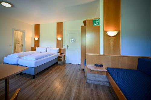 Hotel Mainblick Garniにあるベッド