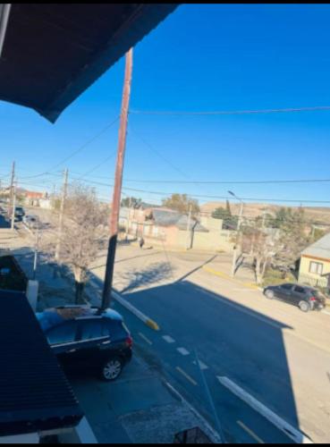 a view of a car parked in a parking lot at Tu espacio en Rada in Rada Tilly