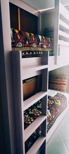 a bunk bed in a room with at Riad dar MUMTI in Saidia 