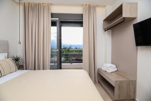 Giường trong phòng chung tại Almyres Luxurious Residences