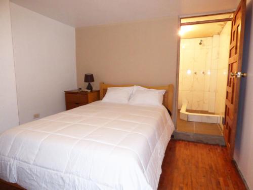 Postel nebo postele na pokoji v ubytování Tierra Espiritual - Andean Holistic Hotel