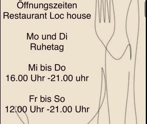 a label for a dress with the descriptions of a woman at Pension im historischen Bahnhof von Fehrbellin! in Fehrbellin