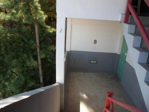 an overhead view of a hallway of a building at Gyerim Motel in Chuncheon