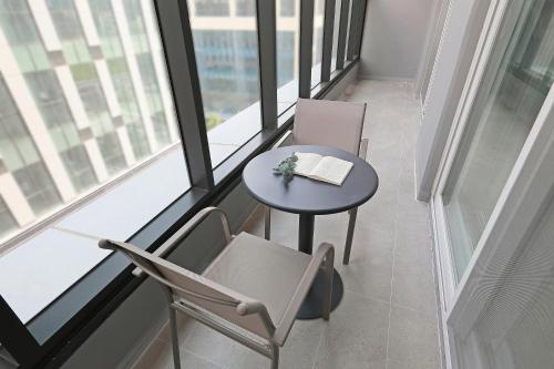 Ruang duduk di Sota Suite Pyeongtaek Godeok branch