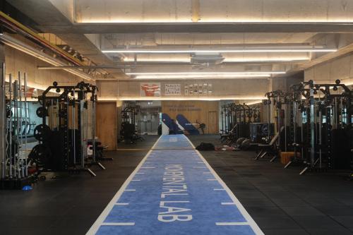 Fitness centrum a/nebo fitness zařízení v ubytování Vengastay