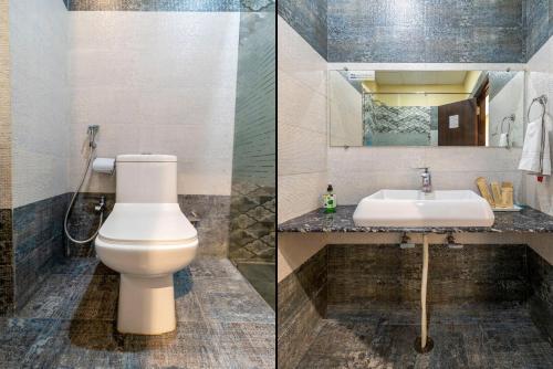 Un baño de Treebo Little Budhha