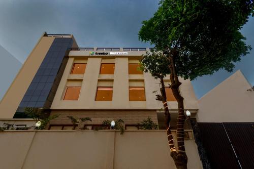 El edificio en el que está el hotel