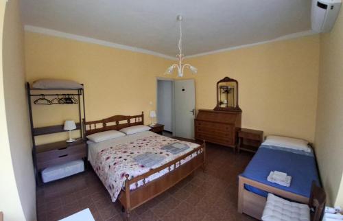 Ένα ή περισσότερα κρεβάτια σε δωμάτιο στο Casa Vitiolo - right section