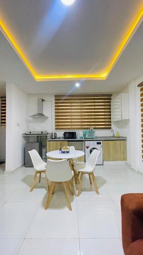 Η κουζίνα ή μικρή κουζίνα στο 1-Bedroom Comfort Loft