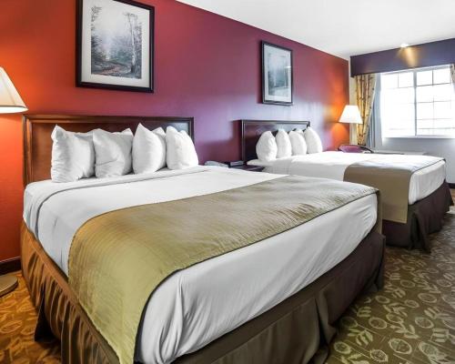 Katil atau katil-katil dalam bilik di Quality Inn & Suites Minden