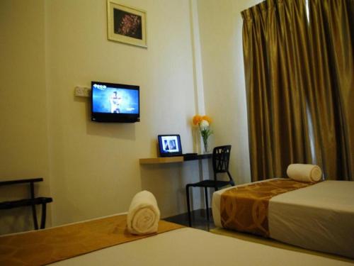 Televisyen dan/atau pusat hiburan di Hotel Kobemas Melaka