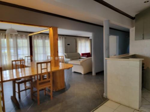 Posezení v ubytování Bel Canto Lodge