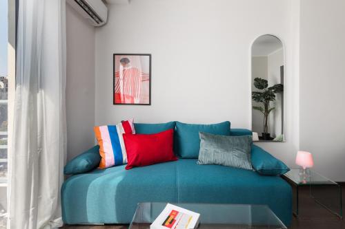 Χώρος καθιστικού στο La Maison du Théâtre- Panoramic View Apartment by BiNoBi!